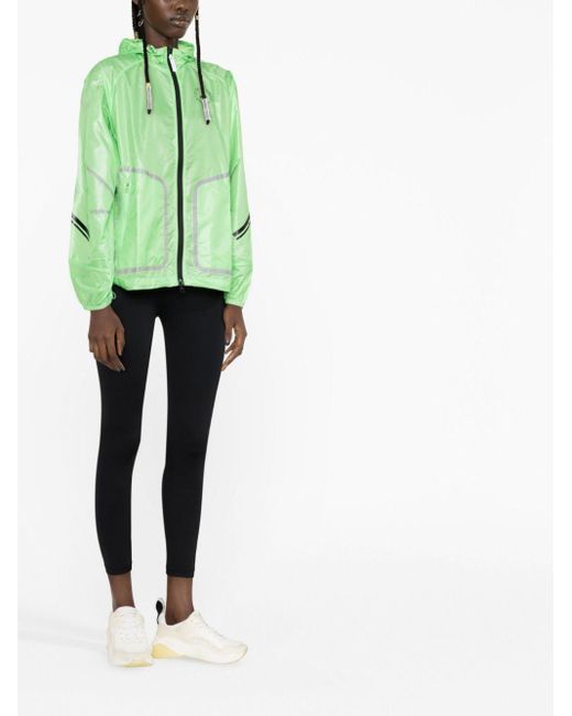 adidas By Stella McCartney Truepace Logo Running Jacket - Women's -  Recycled Polyester in Green | Lyst