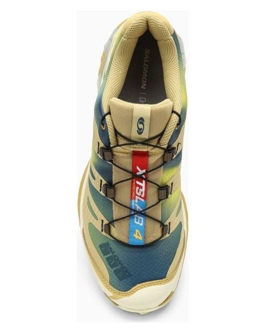 Salomon Green Low Xt-4 Og Multi-Coloured Trainer Sneaker for men