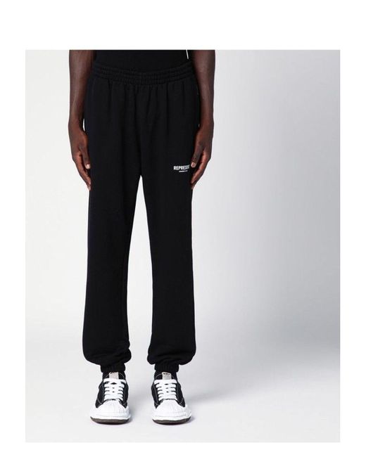 Represent Black Jogging Trousers for men