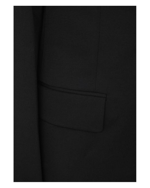 Lanvin Black Peak Collar Tuxedo Jacket for men