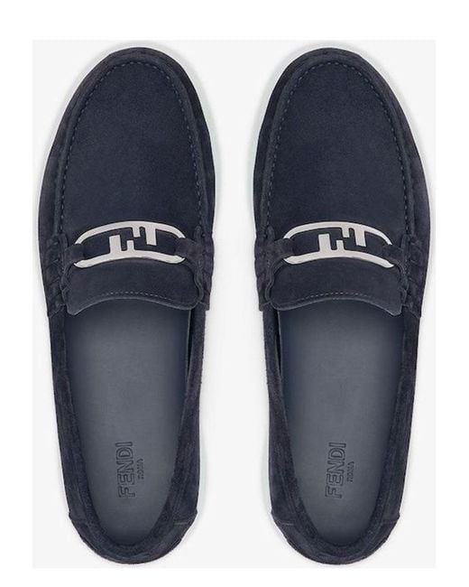 Fendi Blue Loafer for men