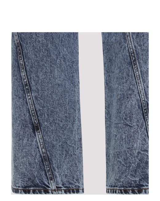 Alaïa Blue Twisted Jeans