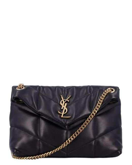 Saint Laurent Black Puffer Small