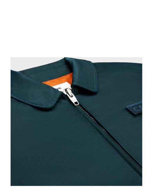 Céline Blue Bomber Jacket for men