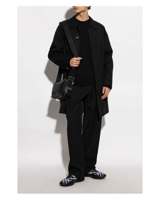 Burberry Black 100% Wool Sweater for men