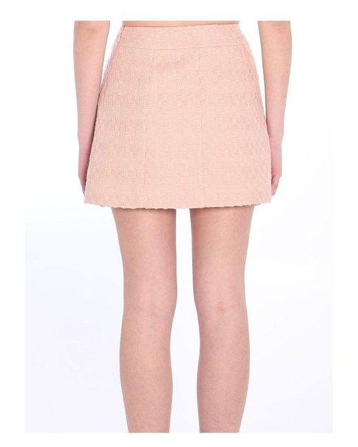 Céline Pink Mini Trapeze Skirt