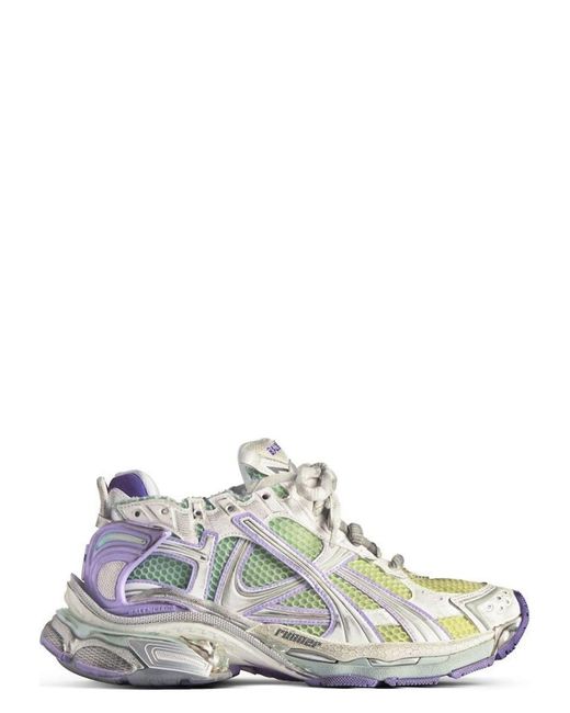 Balenciaga White Runner Gradient Mesh Sneaker