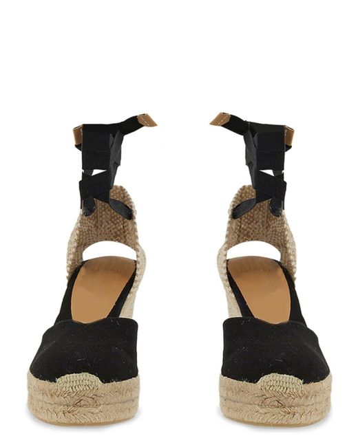 Castaner Black Light Espadrilles With Wedge