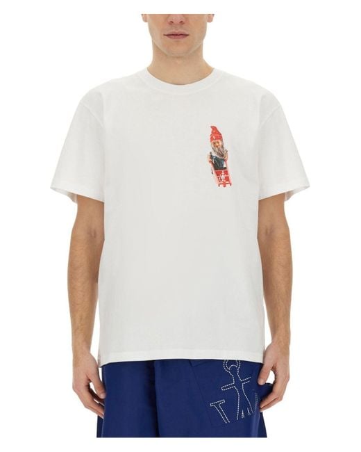 J.W. Anderson White T-Shirt Gnome for men