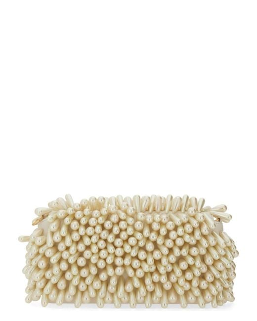 Cult Gaia Metallic Sheep Leather Clutches
