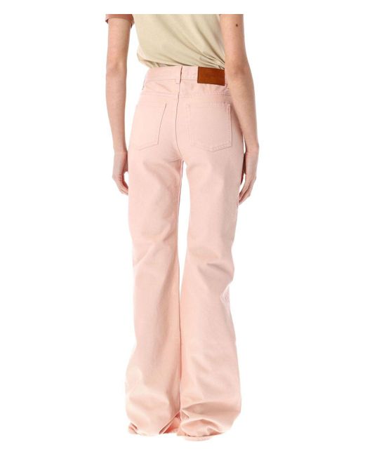 Chloé Pink Straight Denim Pant
