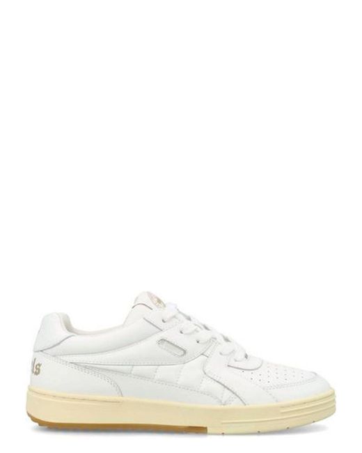 Palm Angels White University Low-Top Sneakers for men
