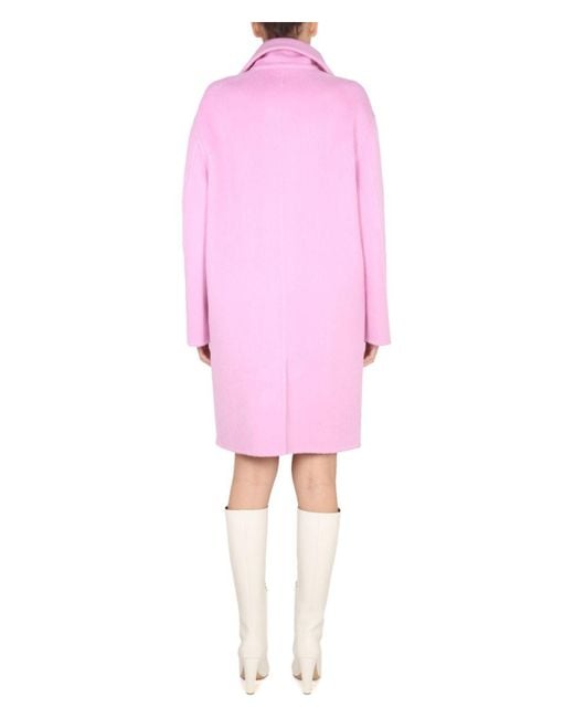 Bottega Veneta Pink Doubleface Coat