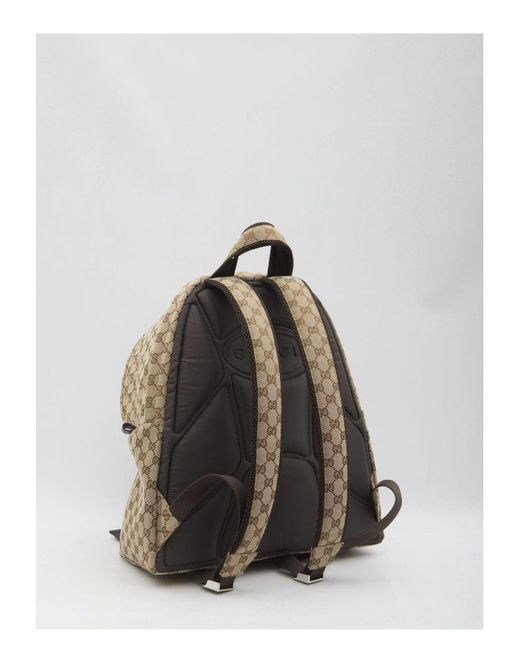 Gucci White Medium Gg Backpack for men