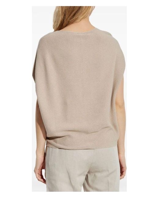 Emporio Armani Natural Seamless Knitted Top