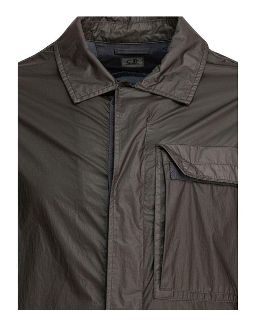 C P Company Black Cs Ii Lens Jacket for men