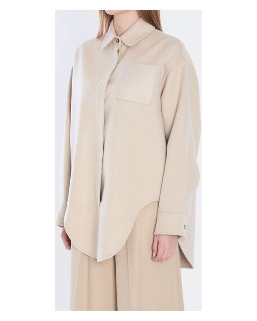 Loewe Natural Wool And Cachemire Overshirt