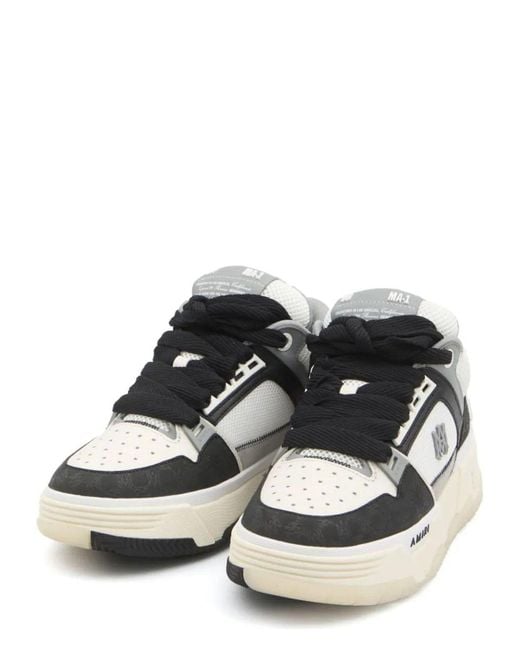スニーカー AMIRI MA QUAD DEBOSSES NUBUCK MA-1 SNEAKERS Amiri Ma Quad Debossed Nubuck Ma-1 Sneaker in Black for Men