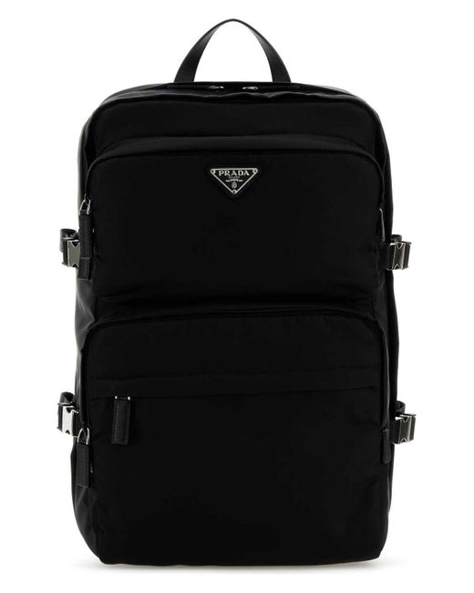 Prada Black Re-Nylon Backpack