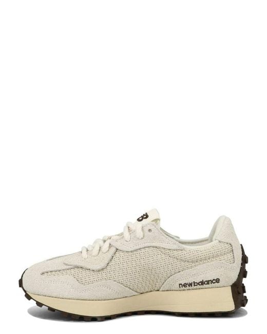 New Balance White "327" Sneakers for men