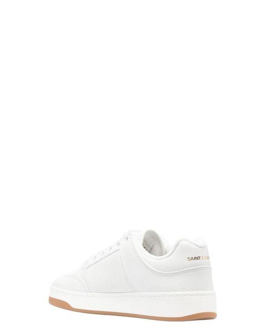 Saint Laurent White Sneaker Sl/61 for men