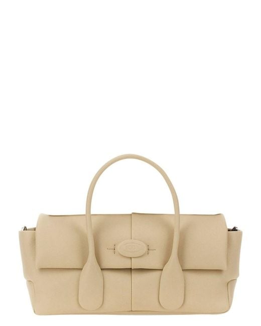 Tod's Natural Reverse Ew Flap Small Di Bag Bag
