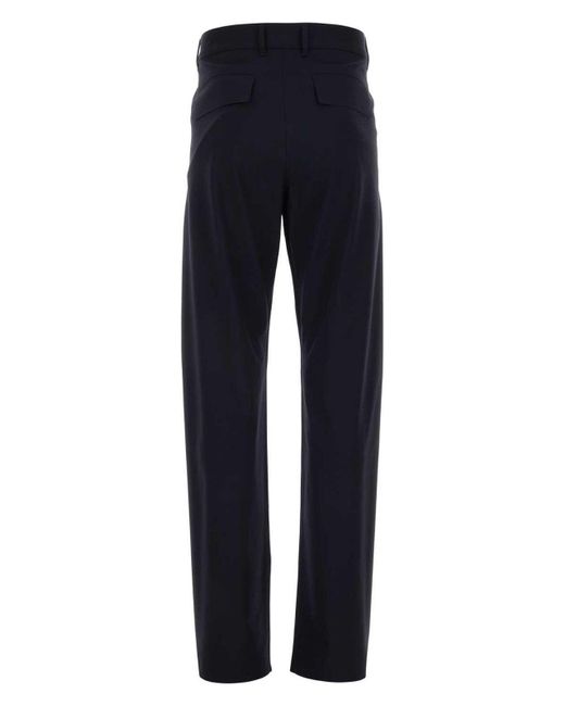 Givenchy Blue Stretch Wool Blend Pant