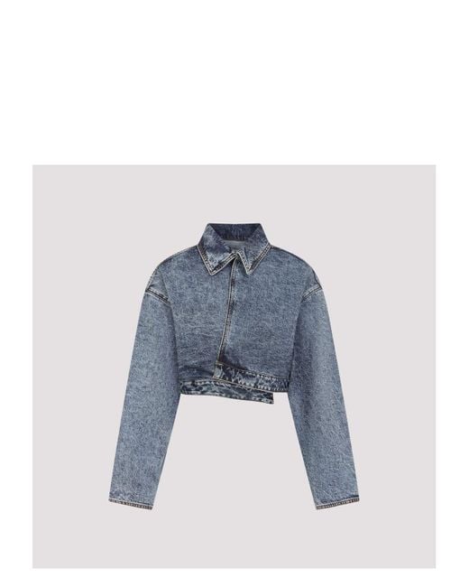 Alaïa Blue Spiral Jacket