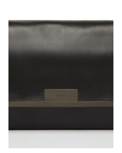 Max Mara White Mmclaspclutchl Handbag