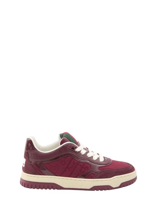 Gucci Purple Re-Web Sneakers