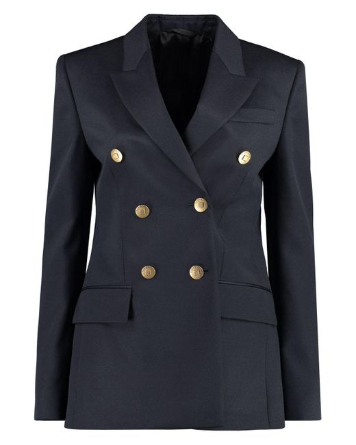 ジャケット Givenchy Midnight Blue Wool Blend Blazer Givenchy Midnight Wool Blend Blazer in Blue | Lyst