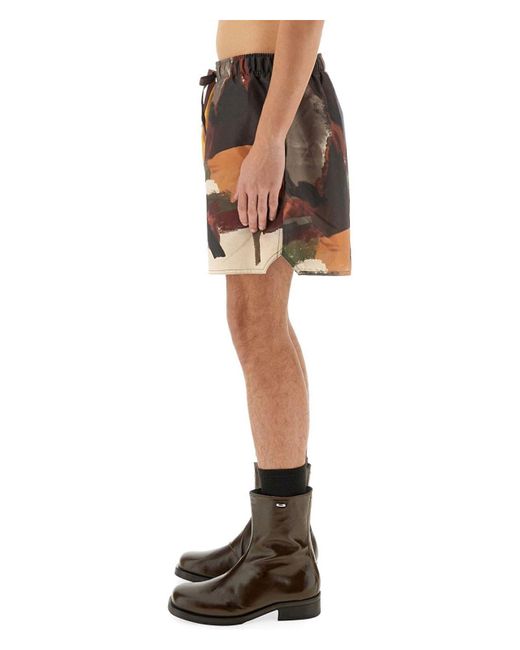 J.W. Anderson Black Bathing Shorts for men