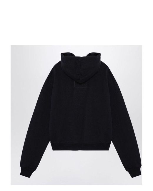 Marc Jacobs Blue Hoodie With Logo