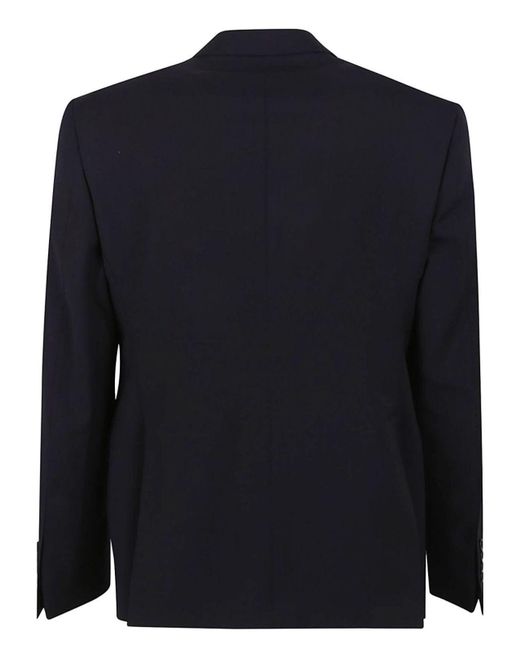 Emporio Armani Blue Virgin Wool Clothing Dresses for men