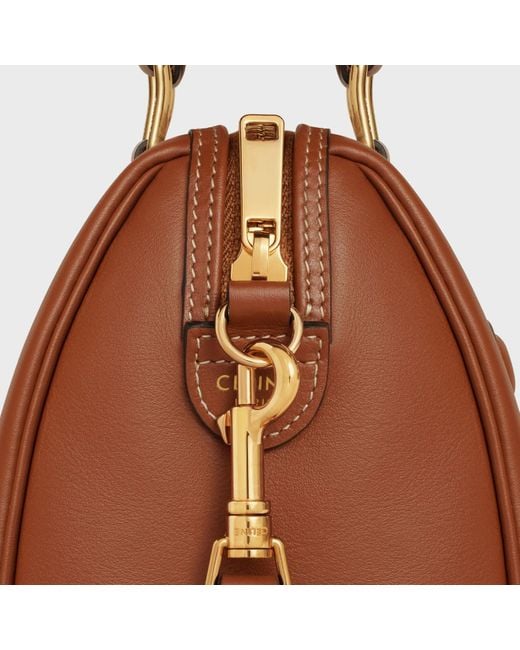 Céline Brown Small Boston Bag