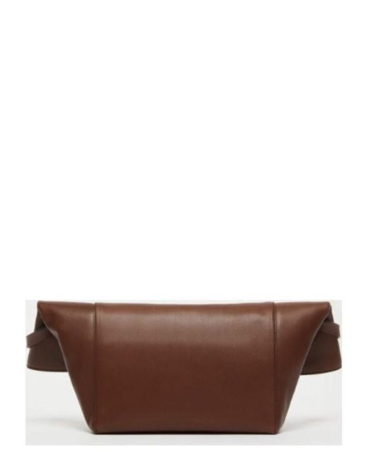Max Mara Brown Mmclaspclutch