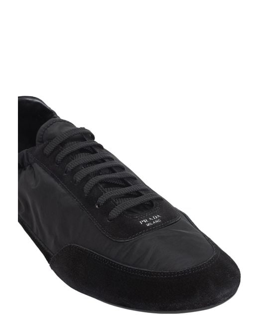 Prada Black Collapse Sneakers for men