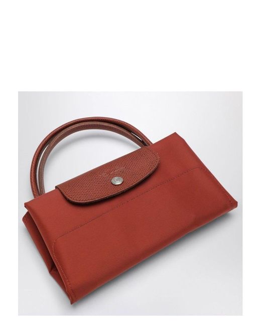 Longchamp Chestnut-Coloured M Le Pliage Shopping Bag