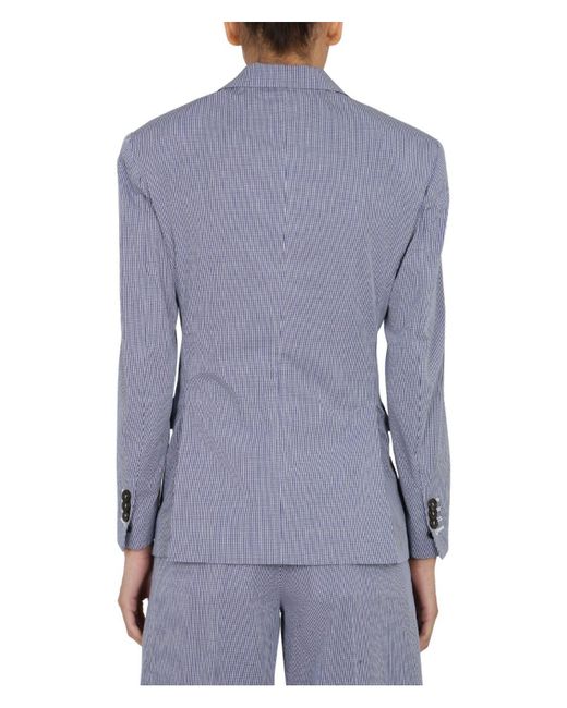 DSquared² Blue Oversize Fit Blazer