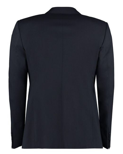 Dolce & Gabbana Blue Sicilia Wool Two-Pieces Suit for men