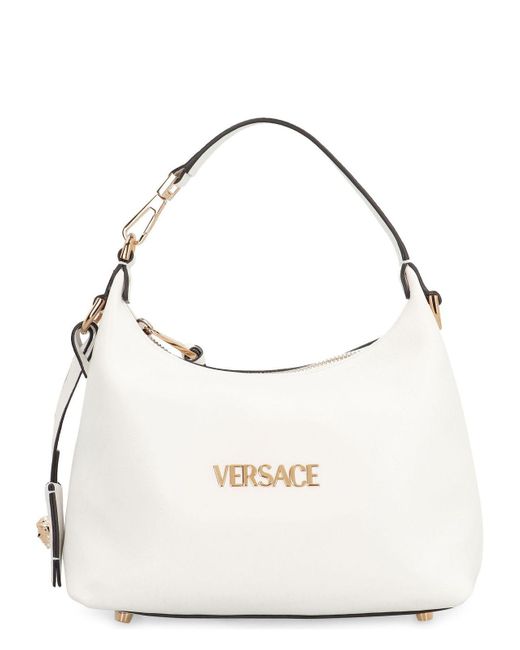 Versace Natural Tag Hobo Bag