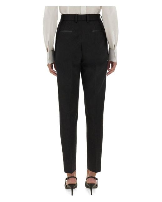 Dolce & Gabbana Black Tailored Tuxedo Pants