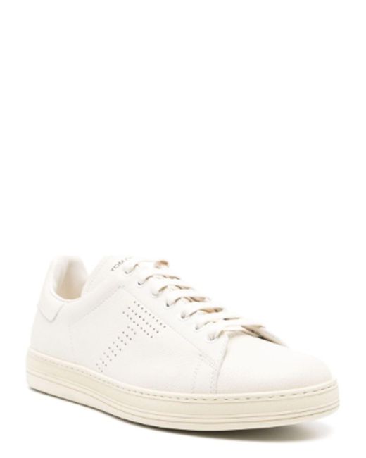 Tom Ford White Comfortable And Stylish Sneakers for men