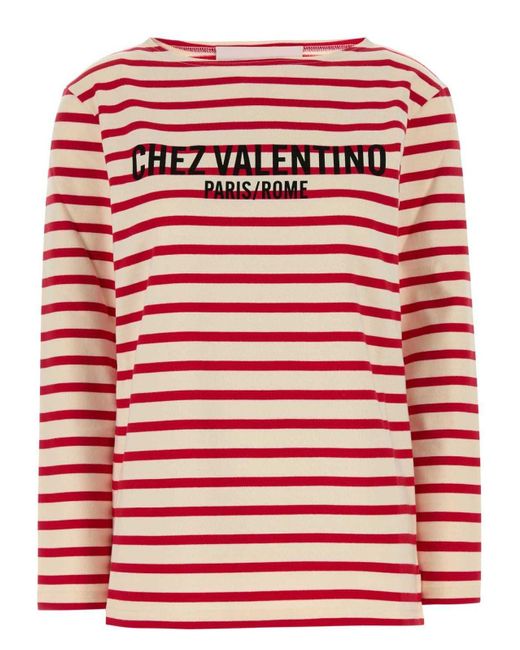 Valentino Garavani Embroidered Cotton T-Shirt