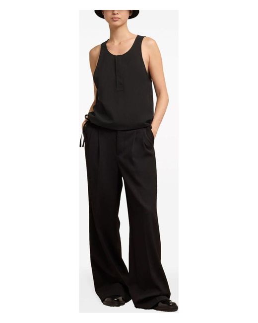 【AMI PARIS】ROUND COLLAR TANK SHIRT◆UTK215CO0062 Ami Paris Round Collar Tank Shirt in Black for Men | Lyst UK