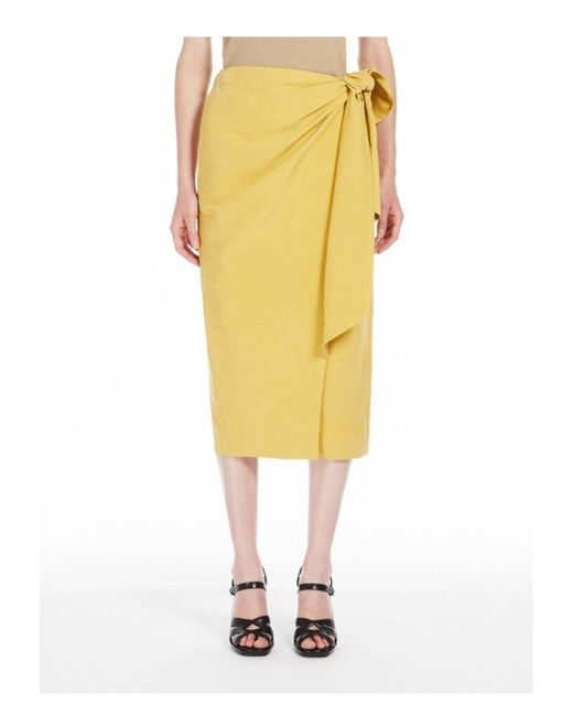 スカート MAX MARA TEQUILA SKIRT Max Mara Tequila Midi Skirt | Brown | FARFETCH