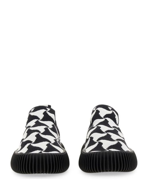 Bottega Veneta Black Knit Slipon Sneaker