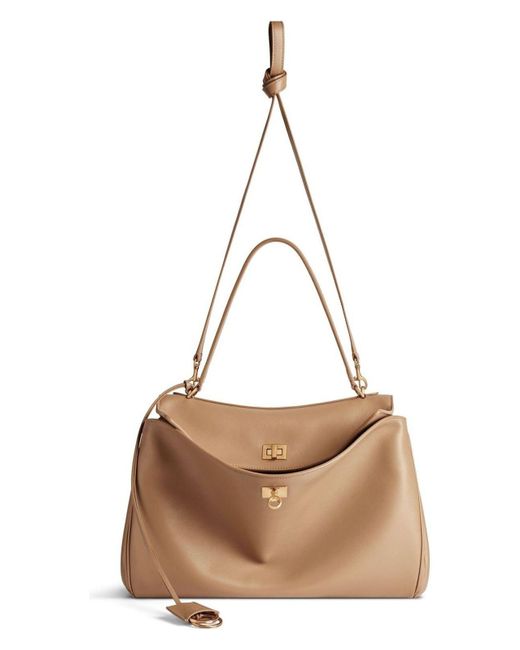 Balenciaga Brown Rodeo Leather Bag