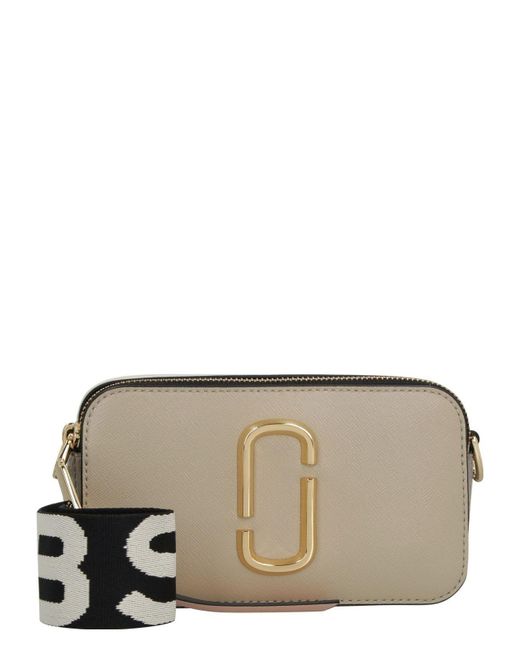 Marc Jacobs Gray The Snapshot Leather Camera Bag