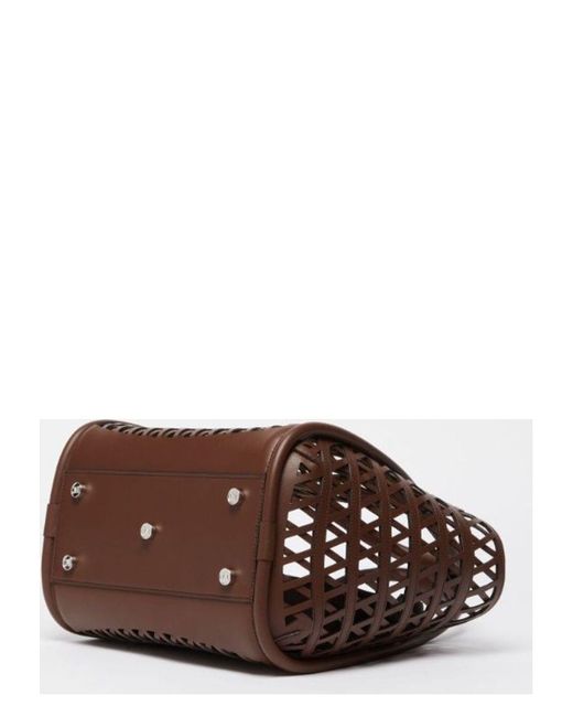 Max Mara Brown Marinesweaving Handbag